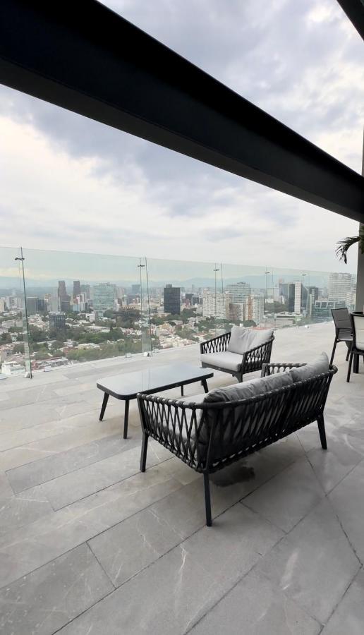 Loft Con Increible Vista Zona Polanco Condesa - Gym Y Business Center Cidade do México Exterior foto